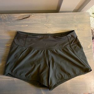 Lululemon Green Speed Up Shorts